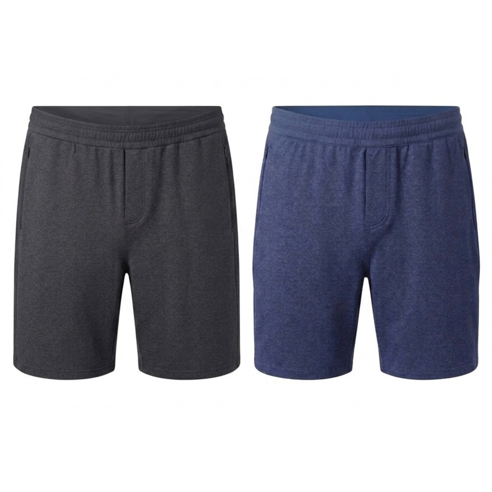 Public Rec All Day Every Day Shorts 40R Heather Blue and Charcoal Grey 2 Pack